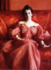 Oil painting Portrait-of-Mrs-Howe-Alfred-Stevens-oil-painting-1 Portrait-of-Mrs-