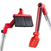 Multi-Angle Gutter Cleaning Tools from the Ground - Gutter Cleaner tool attac...