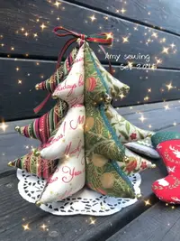 在飛比找樂天市場購物網優惠-居家手作拼布聖誕樹~~華麗聖誕樹材料包