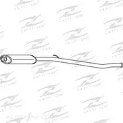 Redback Mufflers Bolt-On to suit Peugeot 205 Si 1.9L 91> Ctr Ass - M5900