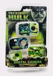 The Incredible Hulk Kids Digital Camera W/3 Changable Faceplates 2008 Marvel