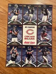 3 LOT 2007 Upper Deck CHICAGO Bears Jewel-Osco DEVON HESTER Card Sheet UNCUT HOF