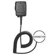 Heavy Duty Lapel IP55 Speaker Mic with 3.5mm Jack for Motorola EF Johnson Radios