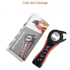 Effortless Can Opener 5 in 1 Kitchen Tool for Easy and Safe Use (Red/Black)