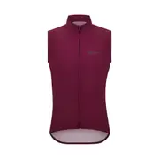 Santini RTR Unisex Wind Vest - Size L / Burgundy