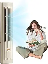 Desk Tower Fan, Tower Fans for Bedroom, Quiet USB Rechargeable Desk Tower Cooling Fan, Tabletop Cooling Device for Dortoi