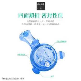 Glasslock 強化玻璃可微波泡麵碗+隨行杯組