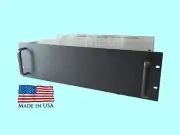 3U DIY Audio Instrument Amplifier Rackmount Chassis Case Box black 10-19115B
