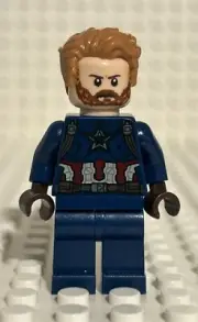 LEGO Marvel Super Heroes - Captain America Minifigure (sh495) - New!
