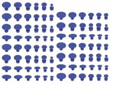 90 Piece PDR Paintless Dent Repair Glue Puller Tab Pack
