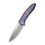 WE Knife Acuminal Frame Lock 23070-4 Flamed Titanium Vanax Stainless Knife