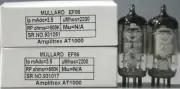 EF86 Mullard Top "O" Getter Made in Gt.Britain Amplitrex Tested Qty 1 Match Pair