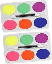 Oil- Paint Cream 6 Palette for Boys and Girls Theatrical Makeup Parties Safe Non-toxic for Sensitive Sk