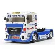 TAMIYA RC 58632 Team Hahn MAN Race Truck TT-01 1:10 Standard Stick Radio Bundle