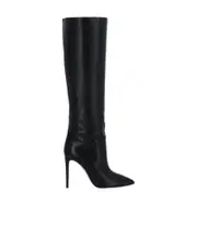 Paris Texas Pointed-Toe Knee-High Stiletto Boots 35,36,37.5,38.5,37,38,39,40.5,40,41,36.5 black