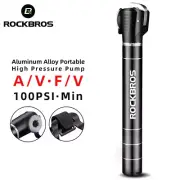 RockBros Mini Bike Pump Bicycle Tyre Inflator Hand Pump Schrader Presta Valve AU