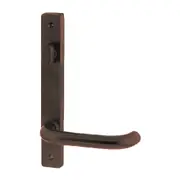 Lockwood Internal Door Lever with Turn on Narrow Square End Plate 185mm AC