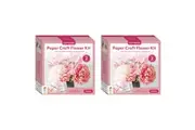 2x Craft Maker Paper Flowers Specialised Scrapbooking Crafting Kit Box Set