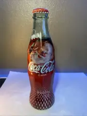 Coca Cola Holiday 2004 Bottle Unopened Featuring Santa
