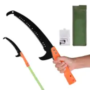 Folding Pruning Saw with Rubber-Coated Handle for Easy Cutting - Ideal for Campi