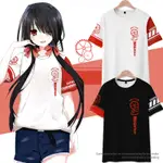 全新動漫 DATE A LIVE TOKISAKI KURUMI T 恤日本動漫男式寬鬆女式休閒 3D 打印短袖 T 中