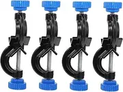 BELLIFFY 4pcs Stand Accessories Adjustable Clamp Bracket Laboratory Equipment Boss Head Clamp Aluminum Alloy Clamp Holder Labs Stand Clamp Holder Labs Supplies Clamp Clip