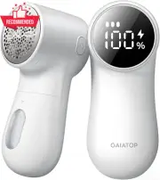 Rechargeable Fabric Shaver Lint Remover Digital Display Fuzz Trimmer for Clothes