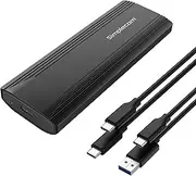 Simplecom SE504v2 NVMe / SATA Dual Protocol M.2 SSD USB-C Enclosure Tool-Free USB 3.2 Gen 2 10Gbps