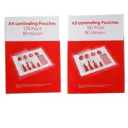 GNS Basic 80 Microns Laminating Pouch (Pack of 100) - A4
