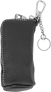 [ORFOFE] Portable Purse Key Pouch Compact Pu Leather Wallet for Car Keys and Bracelets Stylish Bag for Men for Everyday Use