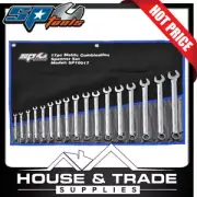 SP Tools Spanner Set Combination ROE 17 Piece METRIC SP10017