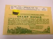 HO Champ Decals HO Scale HH-72 Santa Fe Map Herald NIP