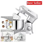 Stylish 900W Electric Stand Mixer with 7.5QT Stainless Bowl - Bake Like a Pro