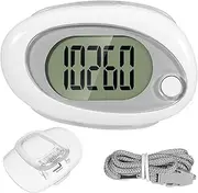 Happyyami Step Counter for Seniors 3D Pedometer Silent Operation Large Screen Pedometer for Walking