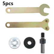 5pcs Grinder Wrench Spanner Lock Nut Flange Angle Set for Electric Drill