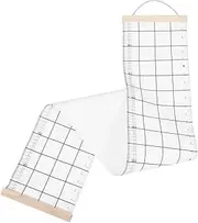 UPKOCH Growth Chart Wall Decor Nordic Style Height Measuring Ruler Canvas Writeable Design for Tracking Scale for Rooms