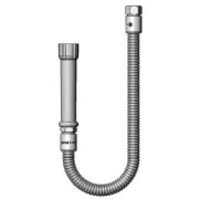 T&S Brass 24" Pre-Rinse Flexible Stainless Steel Hose w/ Gray Handle