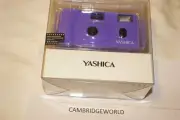 YASHICA MF-1 MF1 NEW 35mm CAMERA OUTFIT with CASE,FILM,STRAP,BATTERY LEVENDER