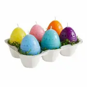 6 PIER1 EASTER SPRING EGGS UNSCENTED CANDLES BNWT