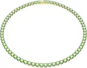 Swarovski Collar Matrix Tennis 5661189 Verde, large, Metal, Swarovski