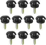 VGOL 10pcs Car Trunk Hooks Car Vertical Luggage Hook Car Cargo Net Hook Car Boot Hooks for Car Seat Backs Rear Cargo Trunk Storage Organizer Net, Black