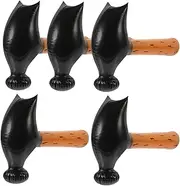HONMEET 5pcs Inflatable Inflatable Pool Party Hammer Pool Accessory Party Favors Large Hard Handle Hammer PVC