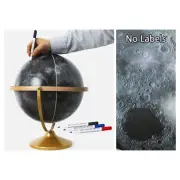 Mapsoft Fine Blank Moon Globe No Labels, 30cm/12" MF2-30, Moon Map, Moon Atlas