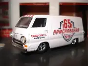 1964 64 DODGE A-100 VAN "RAMCHARGERS" CUSTOM EDITION 1/64 M2 HIGHLY DETAILED