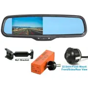Car Auto Dimming Rear View Mirror Monitor No1 Bracket+Reverse Camera For Toyota