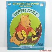 Vtg Paper Doll Winnie The Pooh and Friends 1980 Whitman Book - New Unused