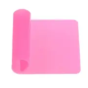 Silicone Mats for Crafts 7.9"x5.9" Multipurpose Table Protector Sheet Pink