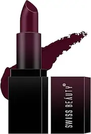 [SWISS BEAUTY] Hd Matte Pigmented Smudge Proof Lipstick | Creamy Matte Long Stay Lipstick | Naked, 3.4g