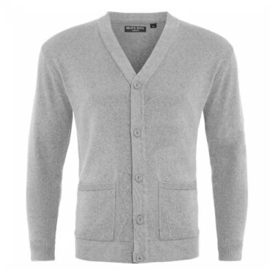 Brave Soul Mens Cardigan Farabi Button Through Knitted Jumper