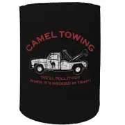 Stubby Holder - Camel Towing Offensive - Funny Novelty Christmas Gift Joke Beer